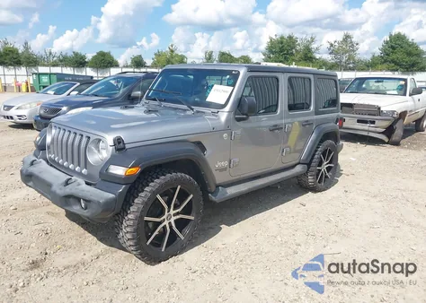 2019 Jeep Wrangler Unlimited Sport S 4X4 из США, поврежденный, VIN 1C4HJXDG1KW536262